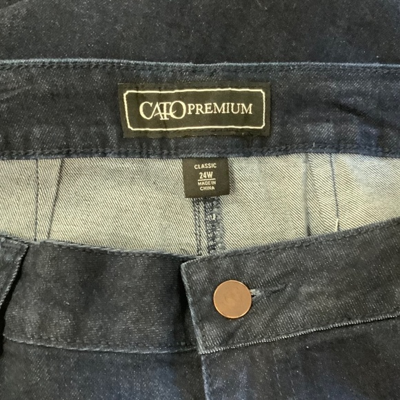 CATO DENIM PANTS PLUS SIZE 24 - Picture 6 of 6